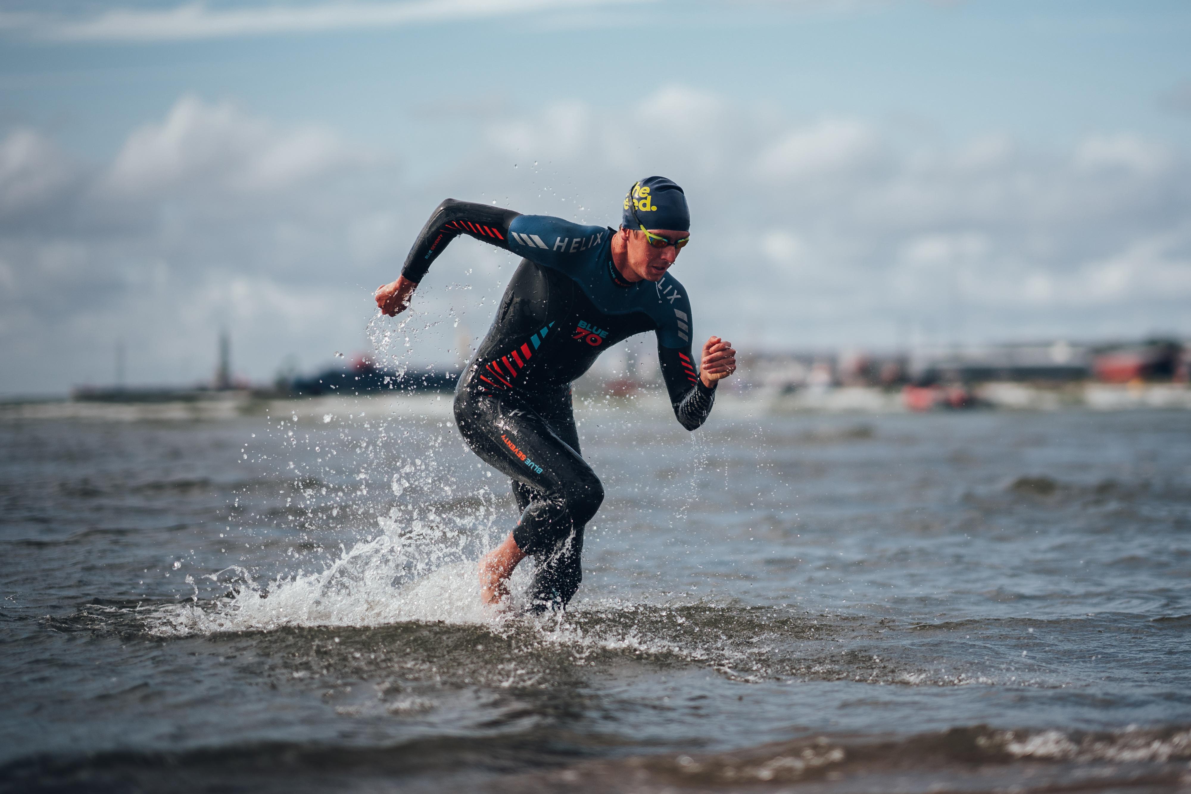 Marc The Shark - Triathlete in action